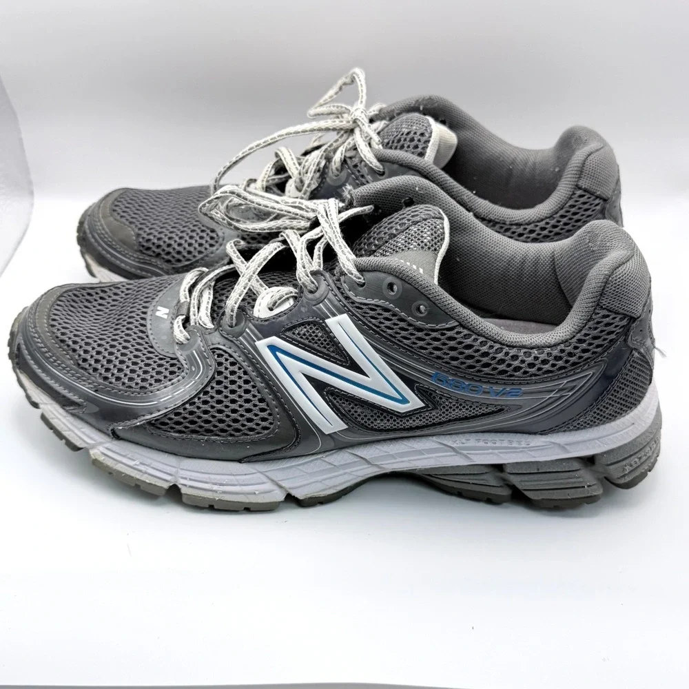 New Balance 680 V2 Women's 9.5 Running Shoes Gray Athletic
